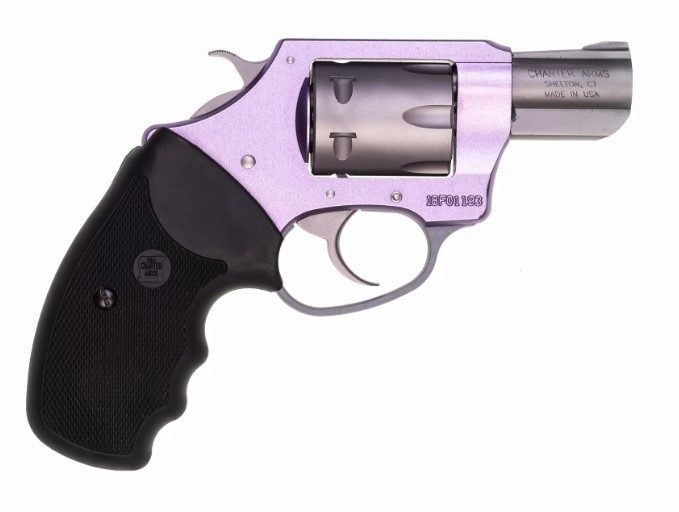 CHARTER ARMS LAVENDER LADY .22 MAG. ALUMINUM 8 SHOT 2IN FIXED STANDARD LAVENDER STAINLESS STEEL 52340 - Taurus Savings